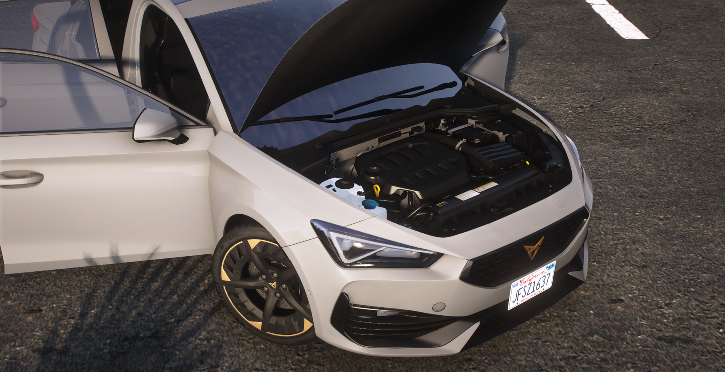 Cupra Leon 2021 [Animated Roof / Tuning / Add-On / LODS / Debadged / FiveM / Replace]