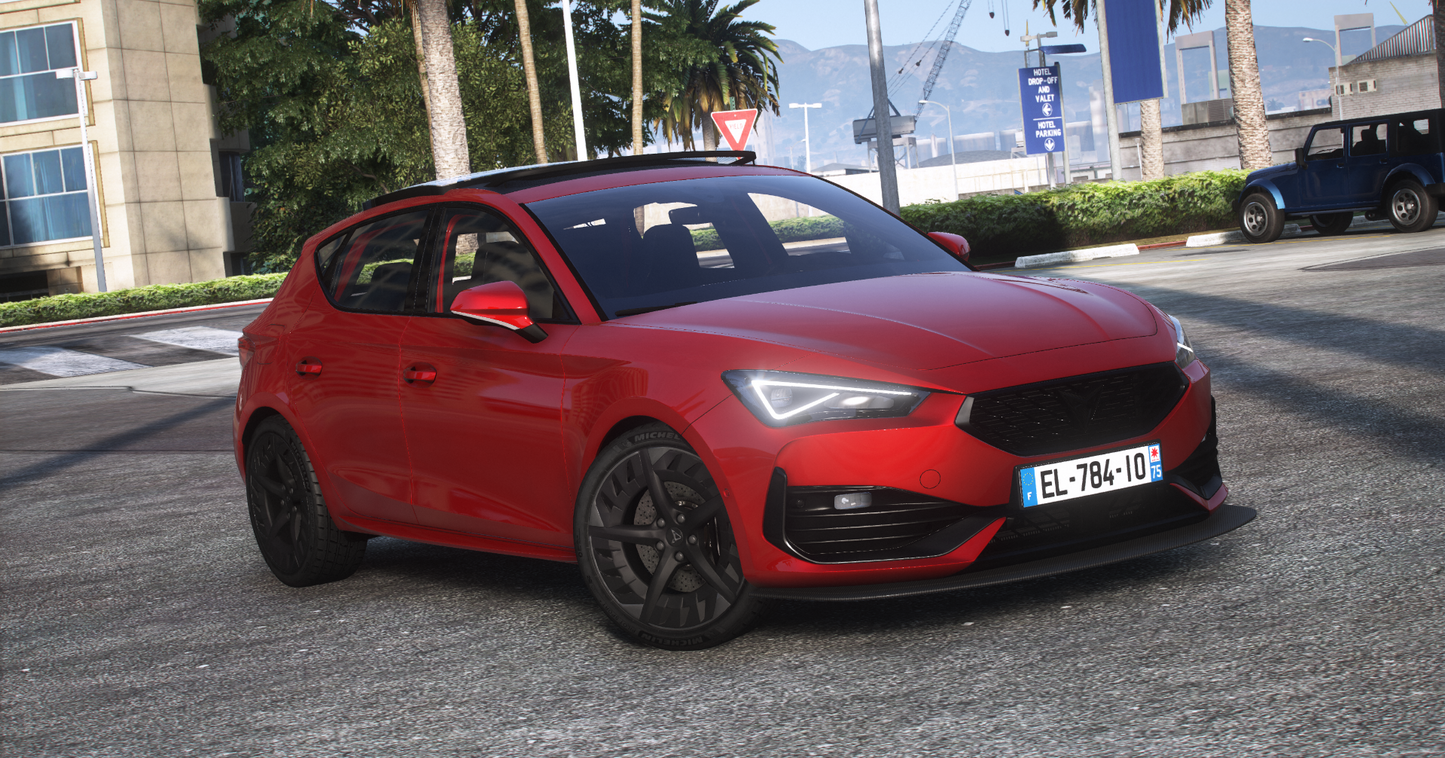 Cupra Leon 2021 [Animated Roof / Tuning / Add-On / LODS / Debadged / FiveM / Replace]