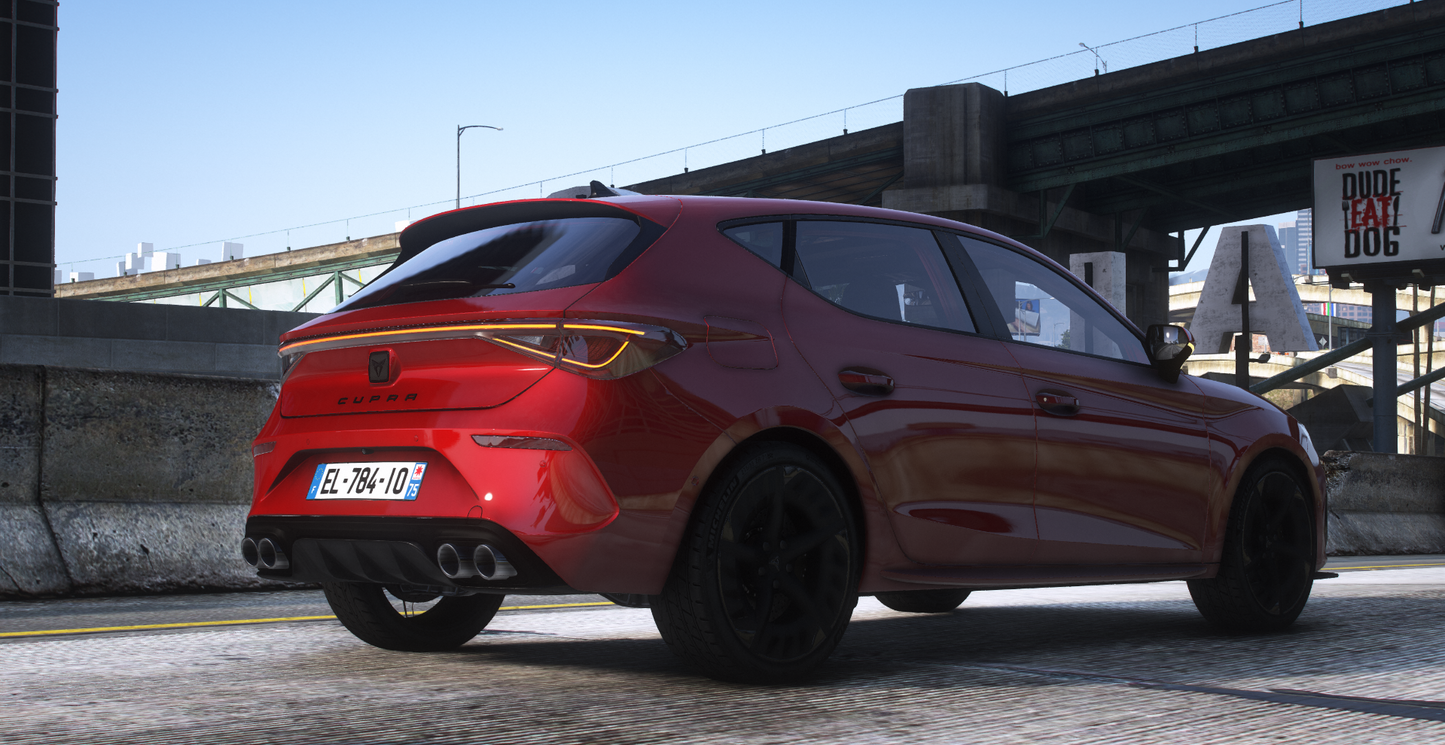 Cupra Leon 2021 [Animated Roof / Tuning / Add-On / LODS / Debadged / FiveM / Replace]