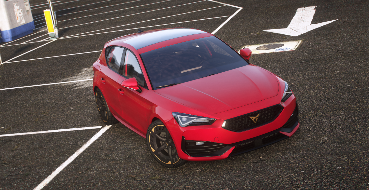 Cupra Leon 2021 [Animated Roof / Tuning / Add-On / LODS / Debadged / FiveM / Replace]