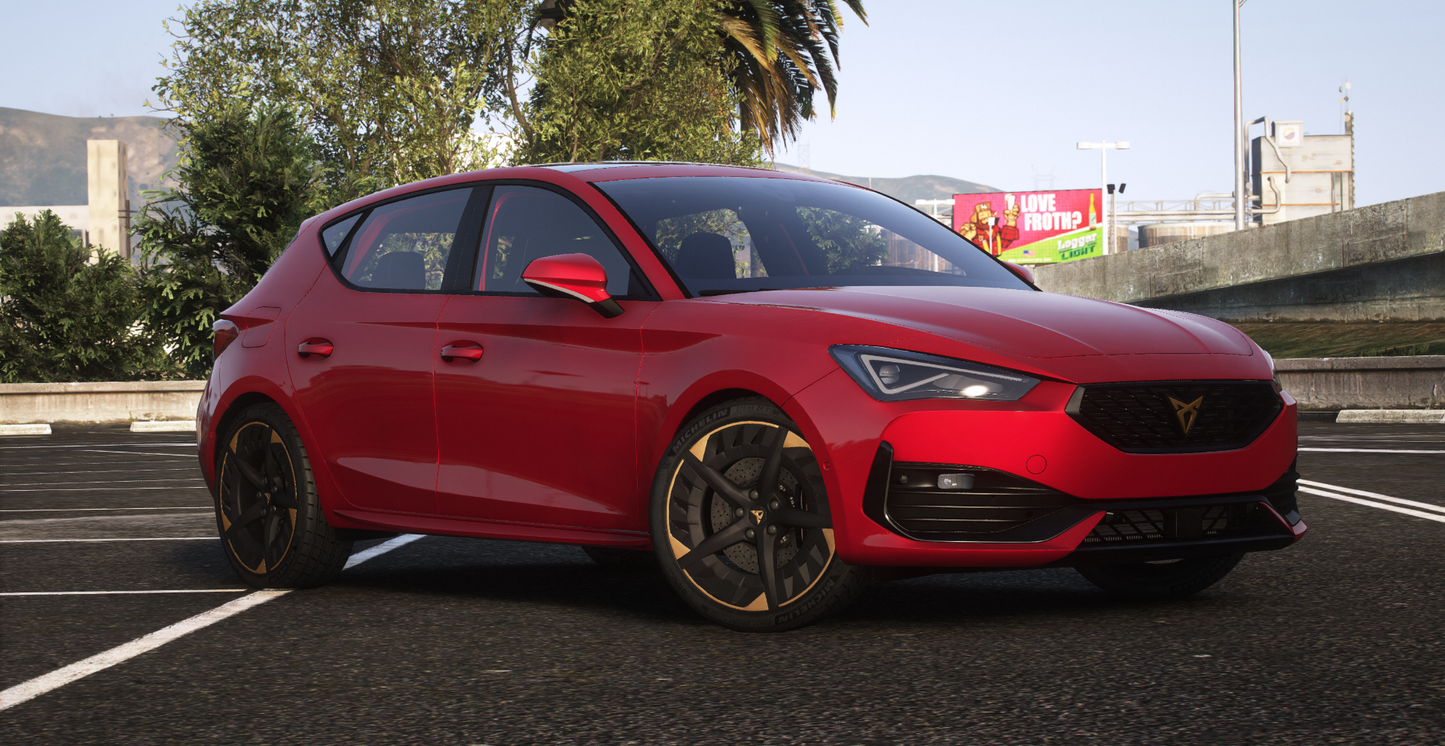 Cupra Leon 2021 [Animated Roof / Tuning / Add-On / LODS / Debadged / FiveM / Replace]