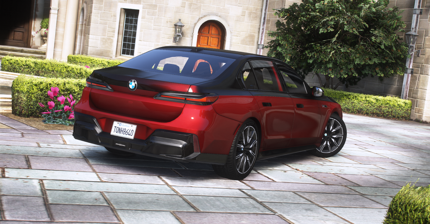 BMW i7 M70i 2024 [Add-On / Tuning / LODS / Debadged / FiveM / Template / Replace]