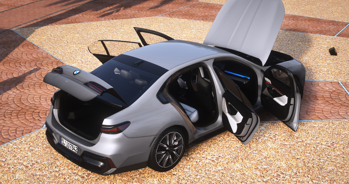 BMW i7 M70i 2024 [Add-On / Tuning / LODS / Debadged / FiveM / Template / Replace]