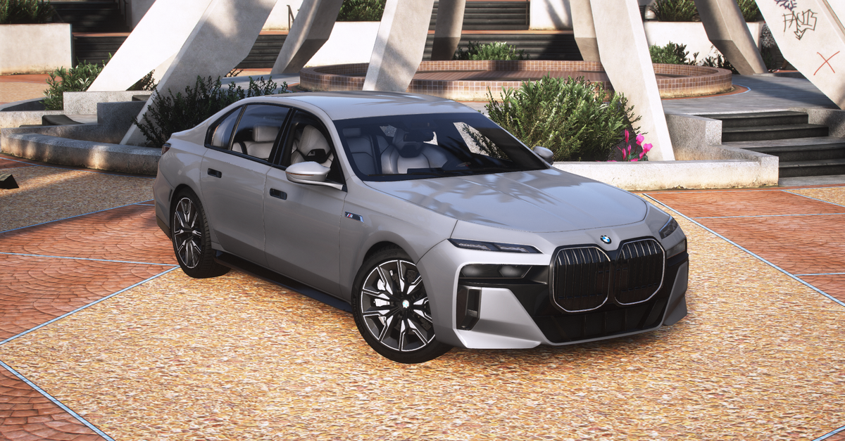 BMW i7 M70i 2024 [Add-On / Tuning / LODS / Debadged / FiveM / Template ...