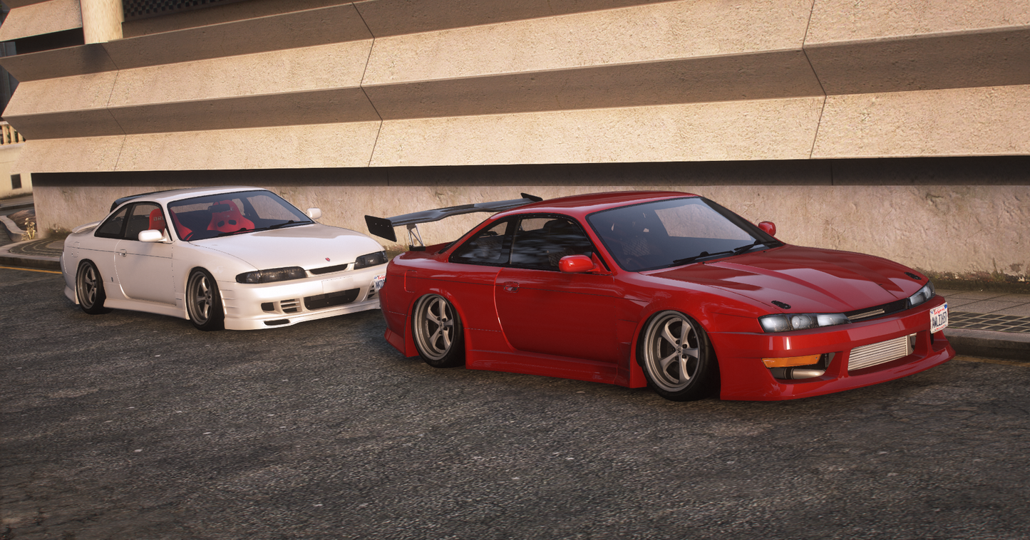 Nissan Silvia S14 Kouki + Zenki [280+ Tuning / Add-On / Debadged / FiveM / LODS / Replace]