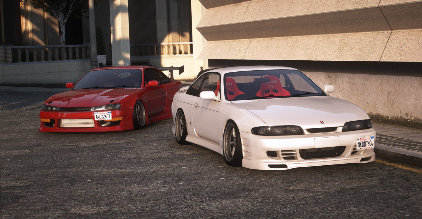 Nissan Silvia S14 Kouki + Zenki [280+ Tuning / Add-On / Debadged / FiveM / LODS / Replace]