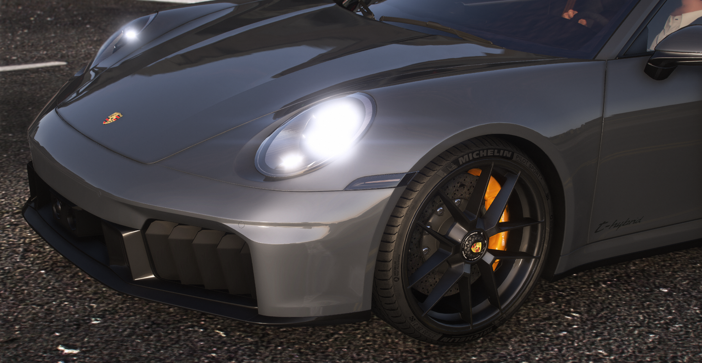 Porsche 911 (992) Carrera GTS 2025 [Tuning / Animated Spoiler / Add-On / Debadged / FiveM / LODS / Replace]