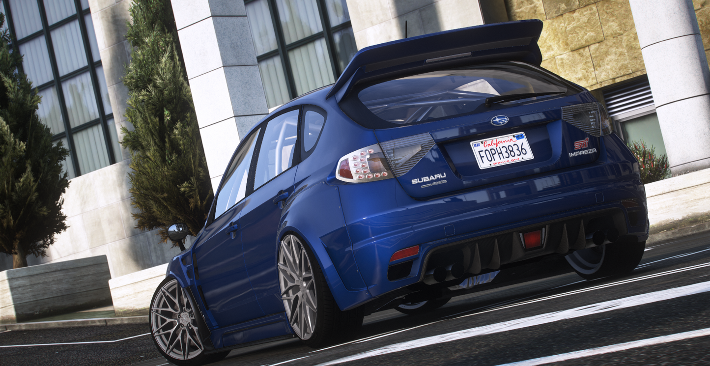 Subaru Impreza WRX STI 2010 pack [260+ Tuning / Custom Sound / Add-On / Debadged / FiveM / LODS / Replace]