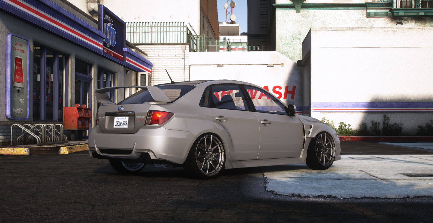 Subaru Impreza WRX STI 2010 pack [260+ Tuning / Custom Sound / Add-On / Debadged / FiveM / LODS / Replace]