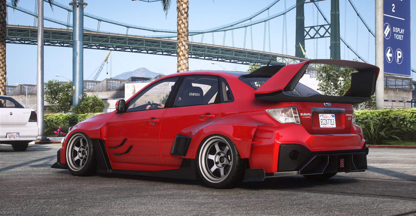 Subaru Impreza WRX STI 2010 pack [260+ Tuning / Custom Sound / Add-On / Debadged / FiveM / LODS / Replace]