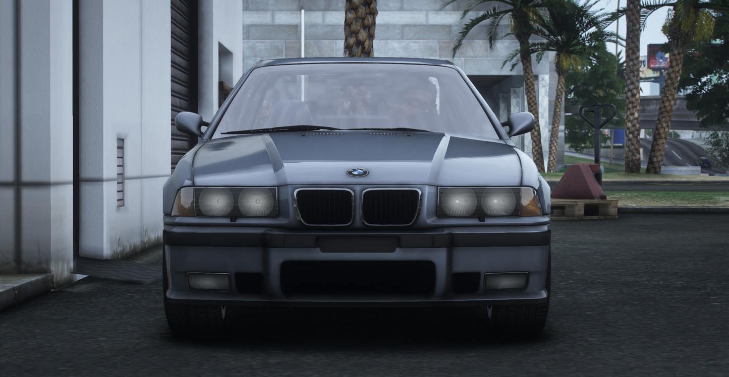 BMW M3 e36 1997 [150+ Tuning / Animated Sunroof / Add-On / Debadged / FiveM / LODS / Replace]