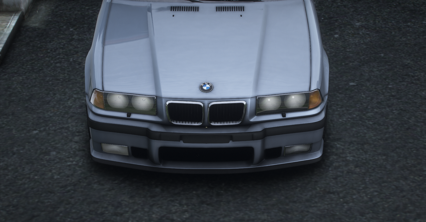 BMW M3 e36 1997 [150+ Tuning / Animated Sunroof / Add-On / Debadged / FiveM / LODS / Replace]