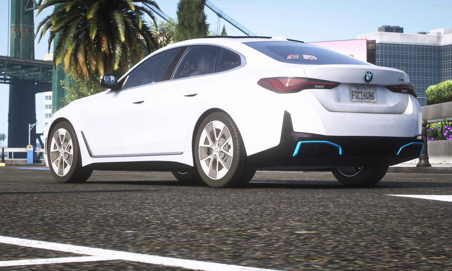 BMW I4 eDrive 40 2022 [Add-On / Tuning / Debadged / FiveM / Replace]