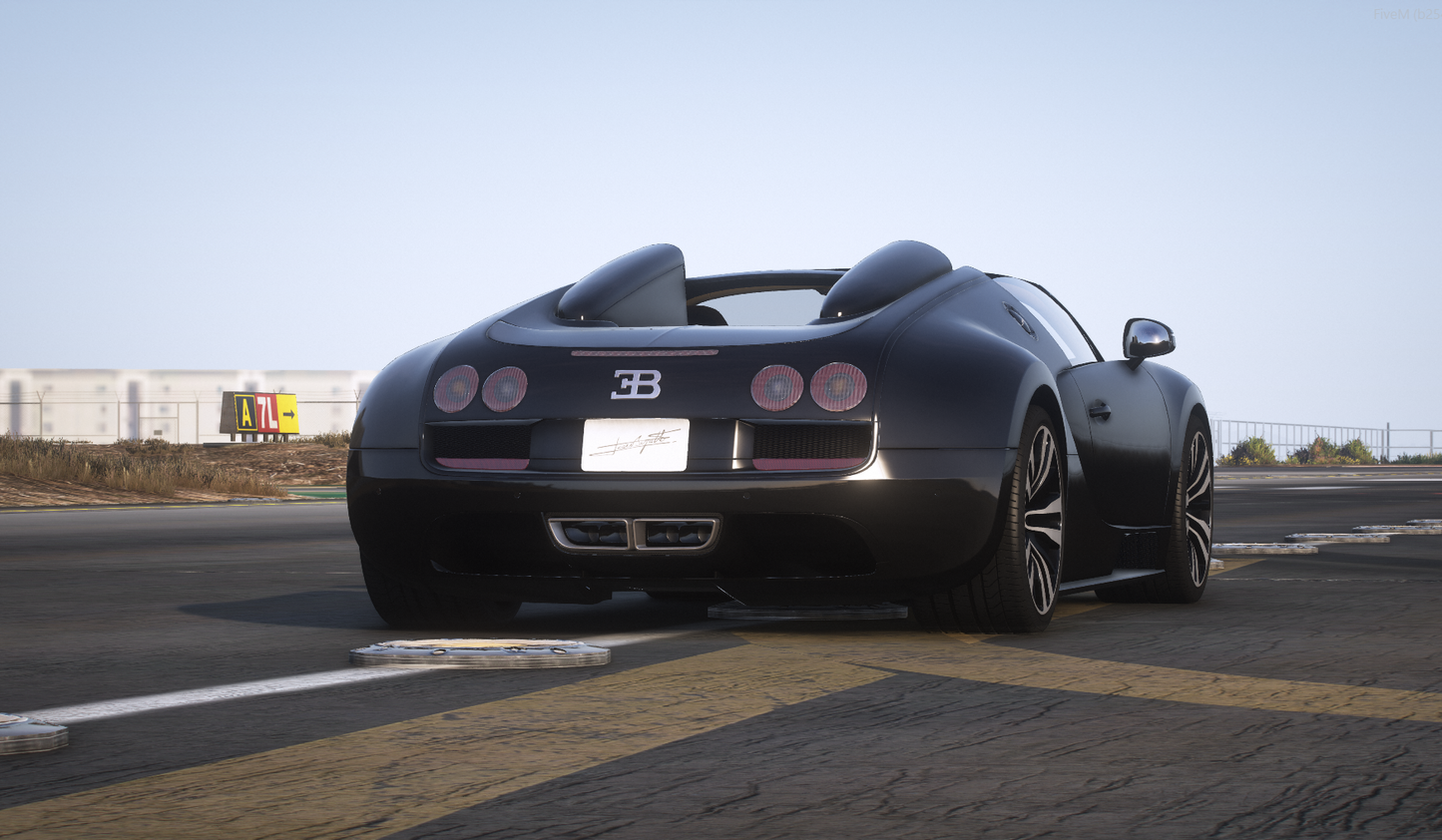 Bugatti Veyron Vitesse Edition Jean Bugatti [Add-On / Tuning / Automatic Spoiler / FiveM / Replace / Debadged]