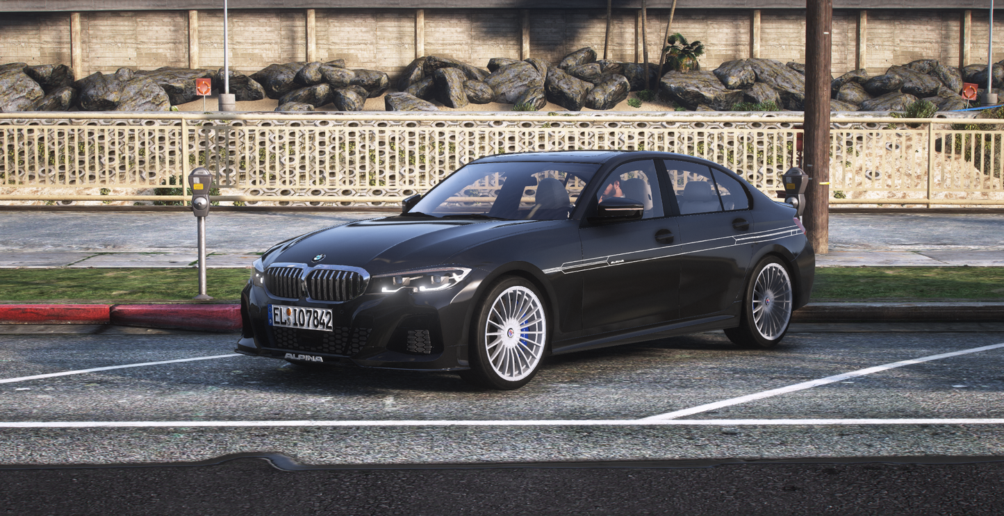 BMW Alpina D3S 2020 [Add-On / Tuning / Liveries / Debadged / FiveM / Replace]