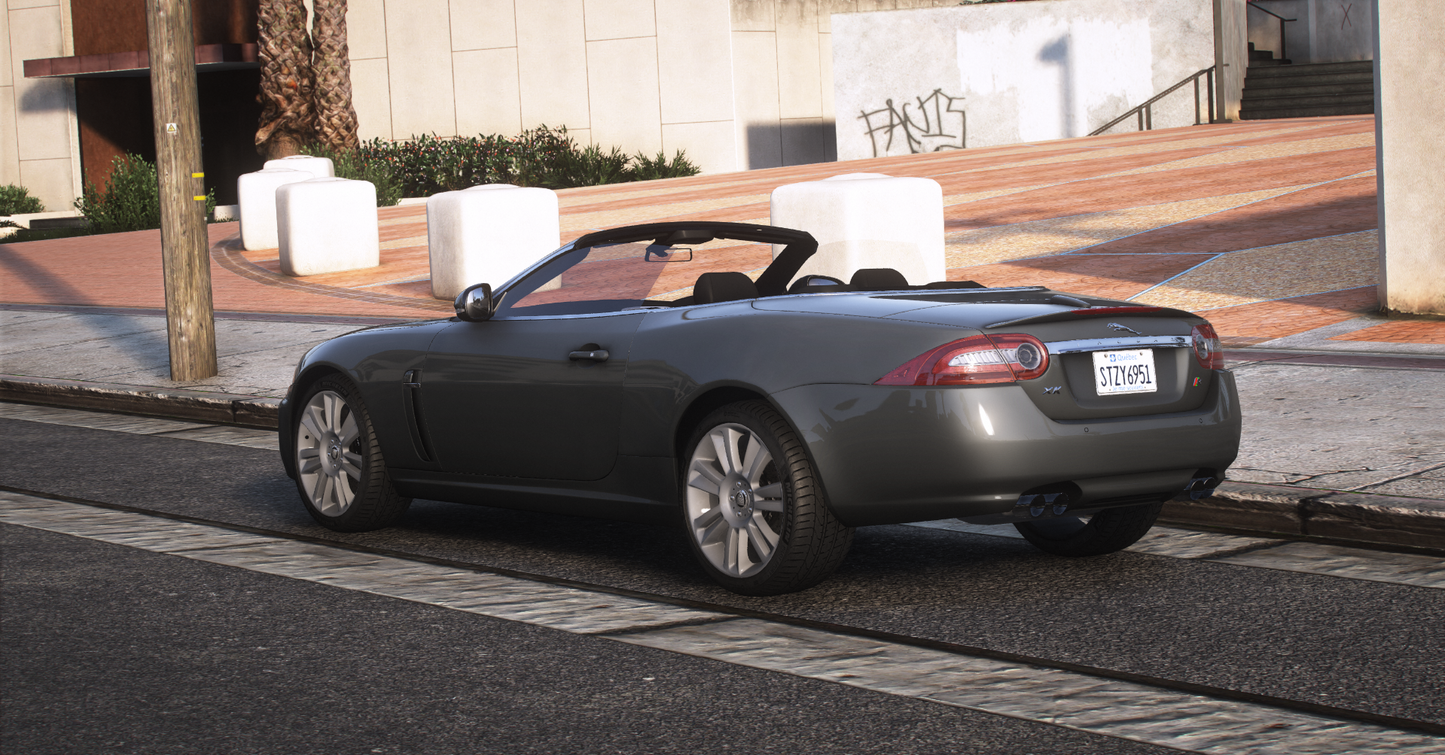 Jaguar XKR Convertible 2012 [Animated Roof / Tuning / Debadged / FiveM / LODS / Replace]