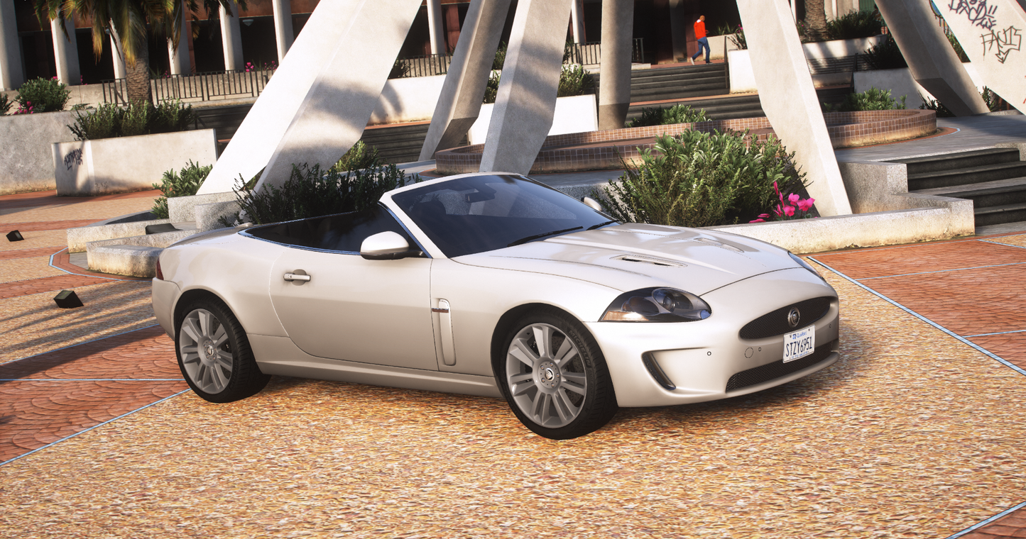 Jaguar XKR Convertible 2012 [Animated Roof / Tuning / Debadged / FiveM / LODS / Replace]