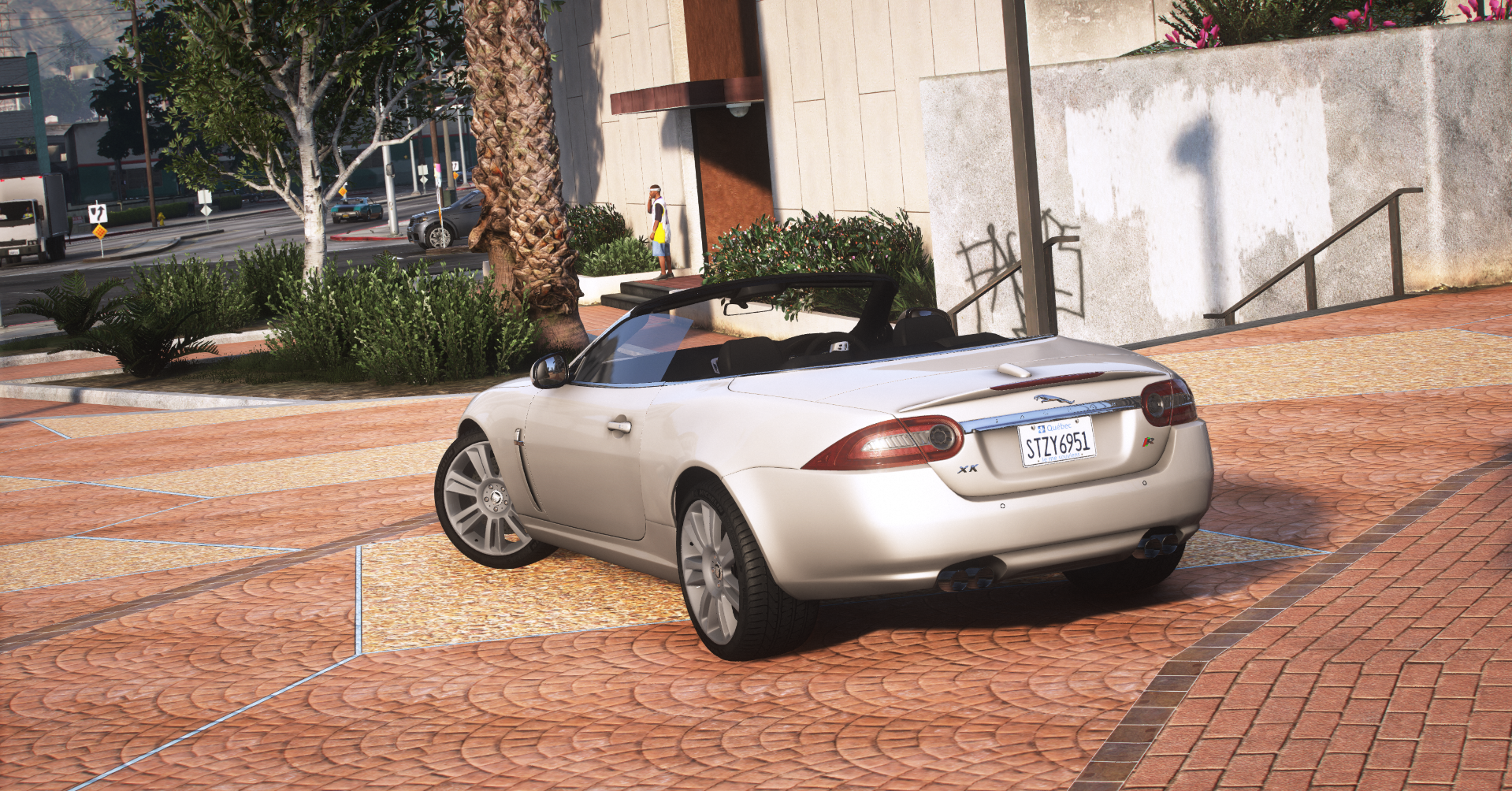 Jaguar XKR Convertible 2012 [Animated Roof / Tuning / Debadged / FiveM / LODS / Replace]