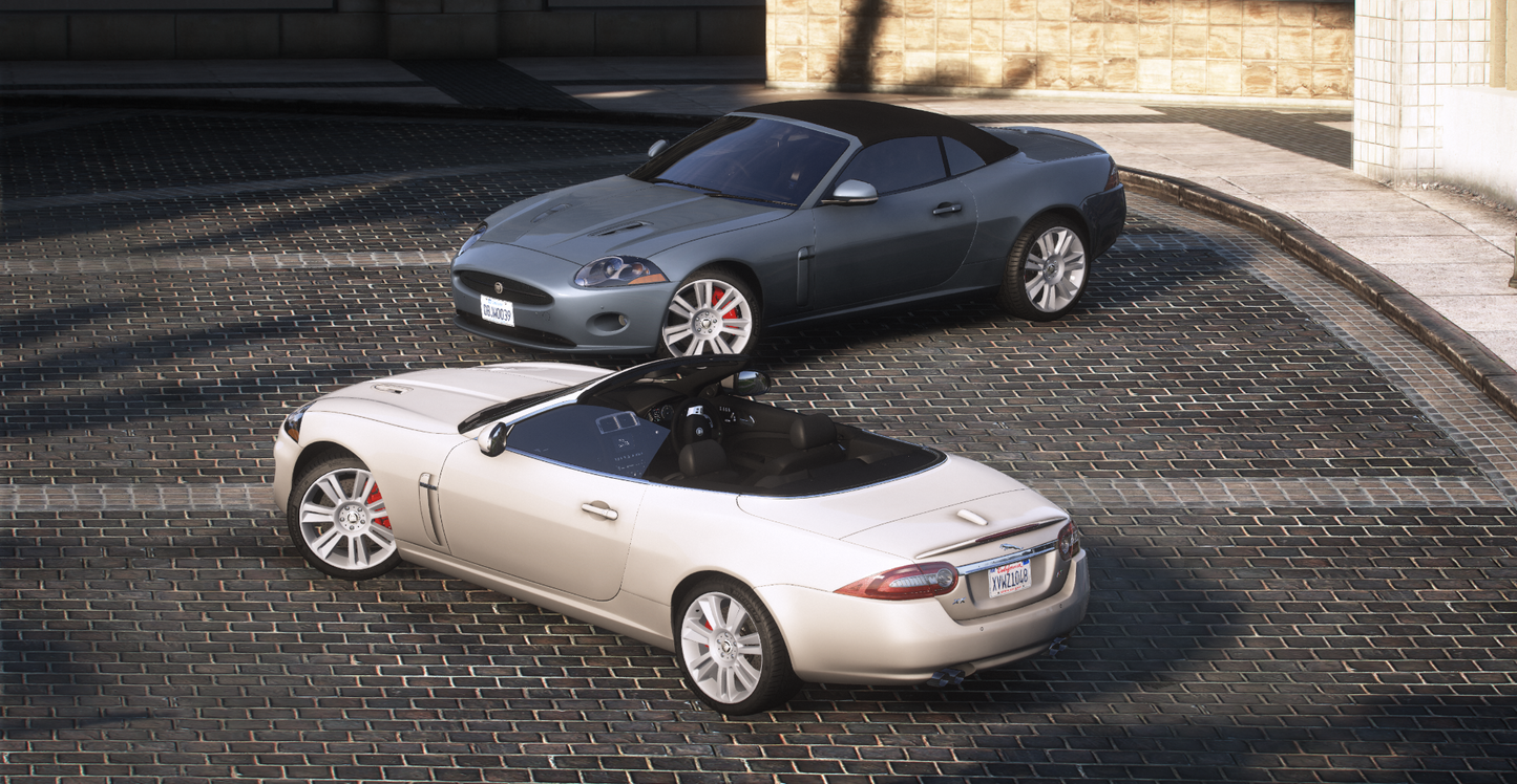 Jaguar XKR Convertible 2012 [Animated Roof / Tuning / Debadged / FiveM / LODS / Replace]