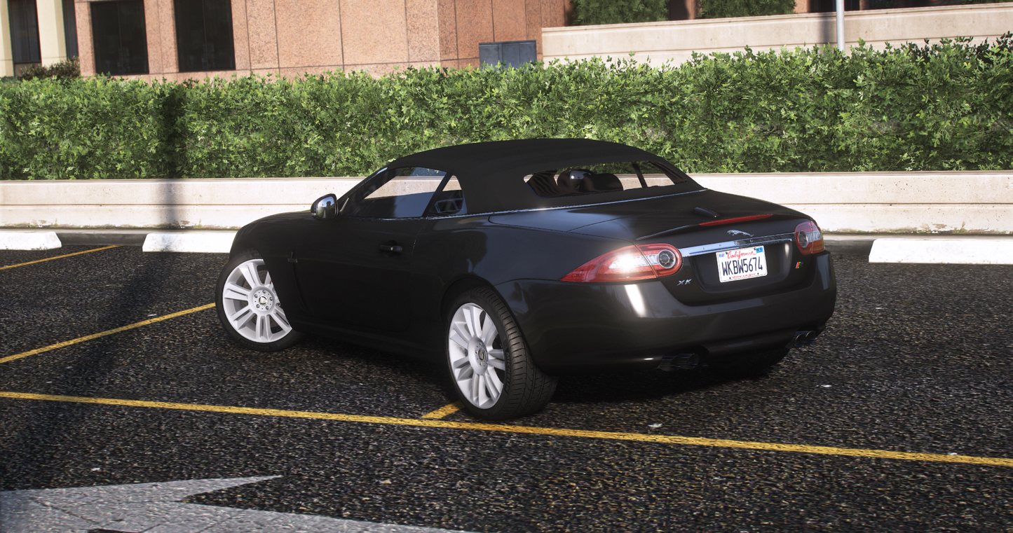 Jaguar XKR Convertible 2012 [Animated Roof / Tuning / Debadged / FiveM / LODS / Replace]