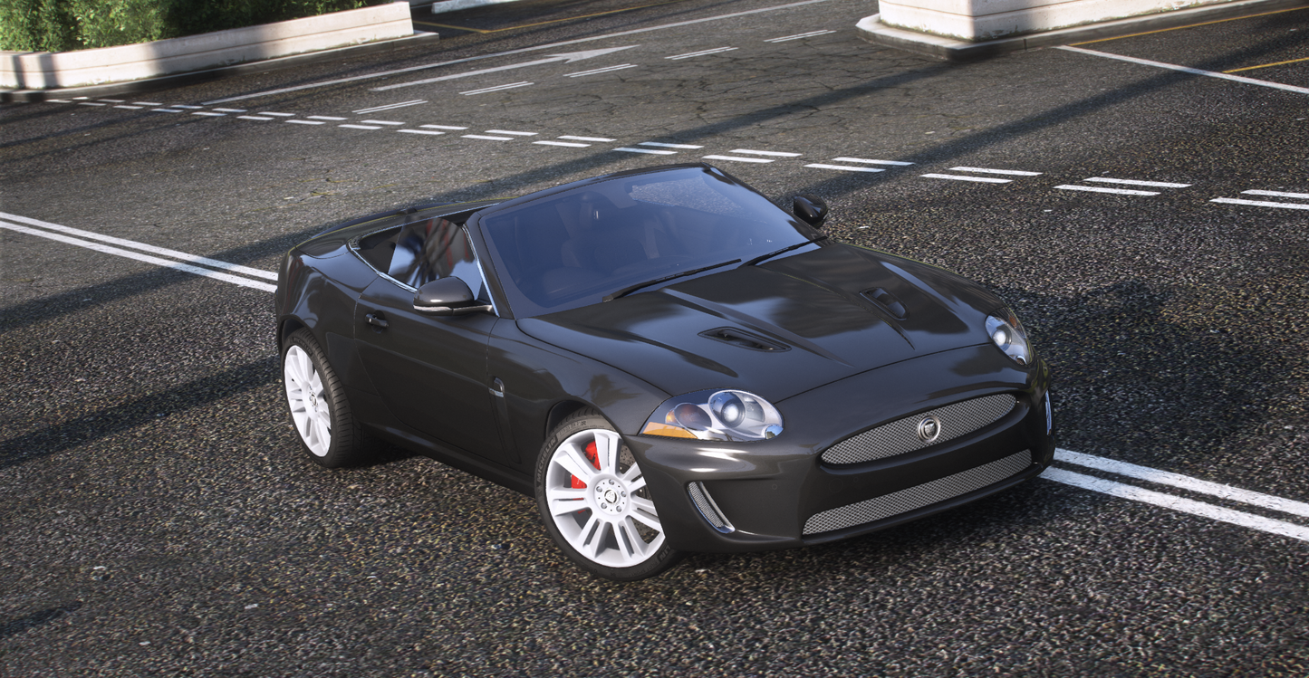 Jaguar XKR Convertible 2012 [Animated Roof / Tuning / Debadged / FiveM / LODS / Replace]