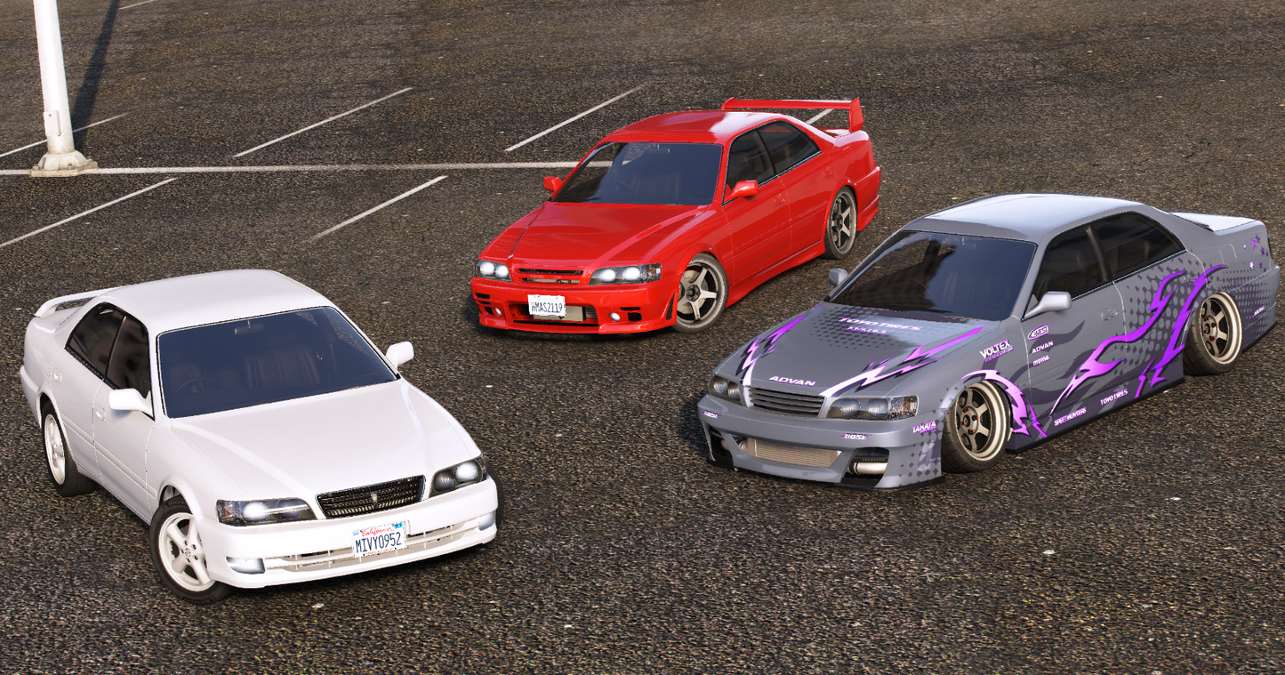 Toyota Chaser JZX100 1998 [250+ Tuning / Liveries / Add-On / Debadged / FiveM / LODS / Replace]