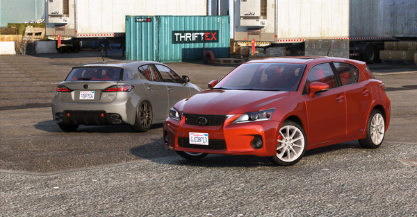 Lexus CT200h 2012 [20+ Tuning / Add-On / Debadged / FiveM / LODS / Replace]