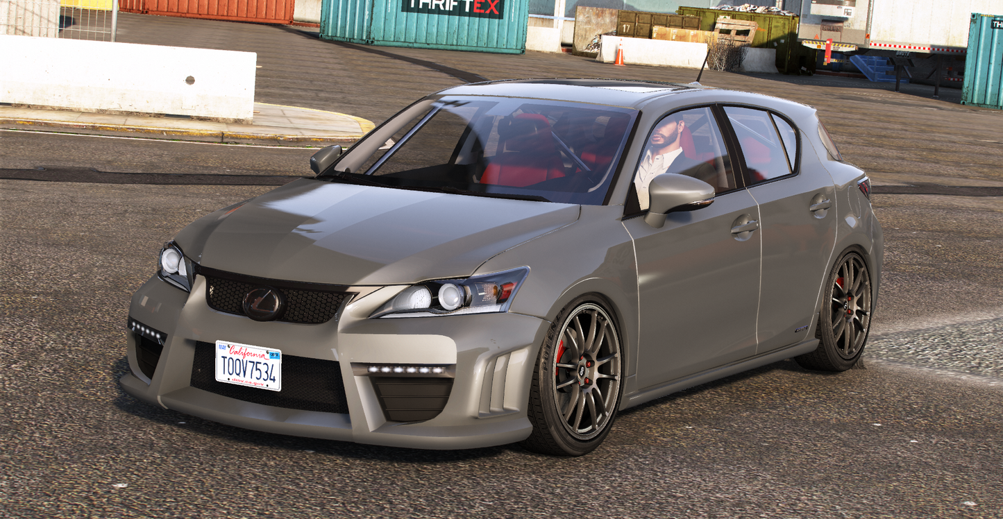 Lexus CT200h 2012 [20+ Tuning / Add-On / Debadged / FiveM / LODS / Replace]