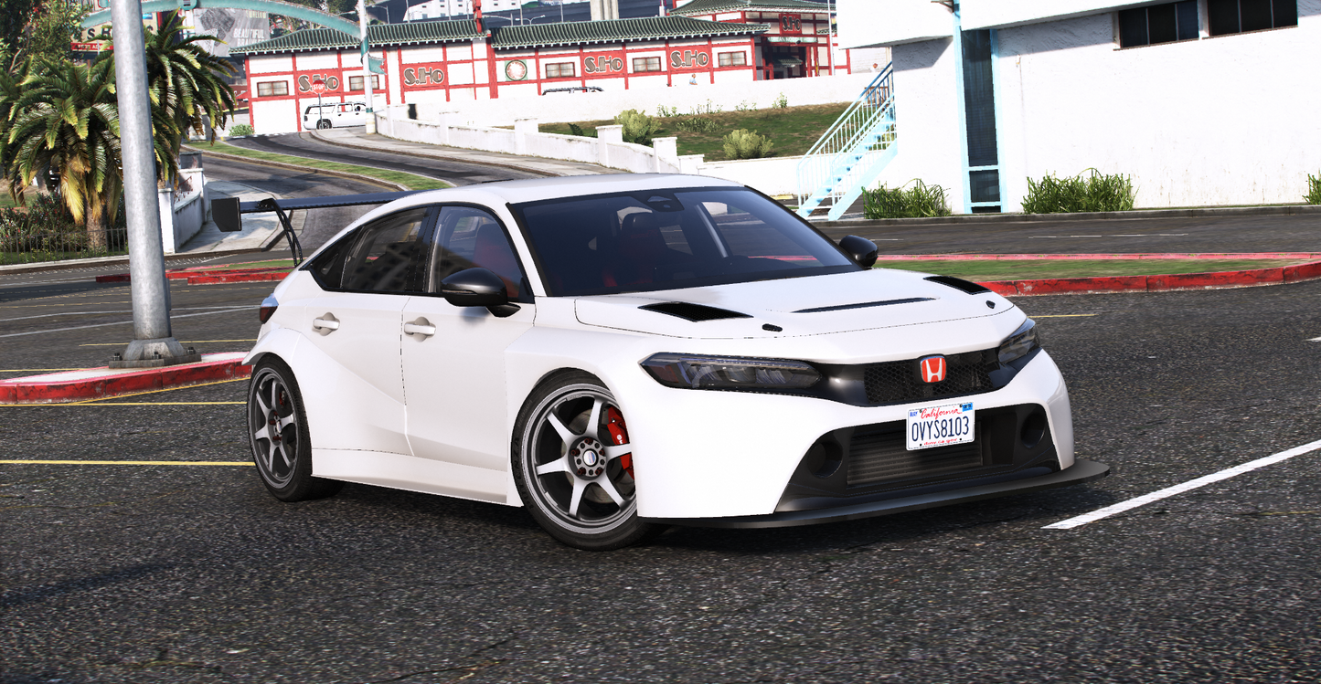 Honda Civic Type-R FL5 2023 [60+ Tuning / Liveries / Add-On / Debadged / FiveM / LODS / Replace]
