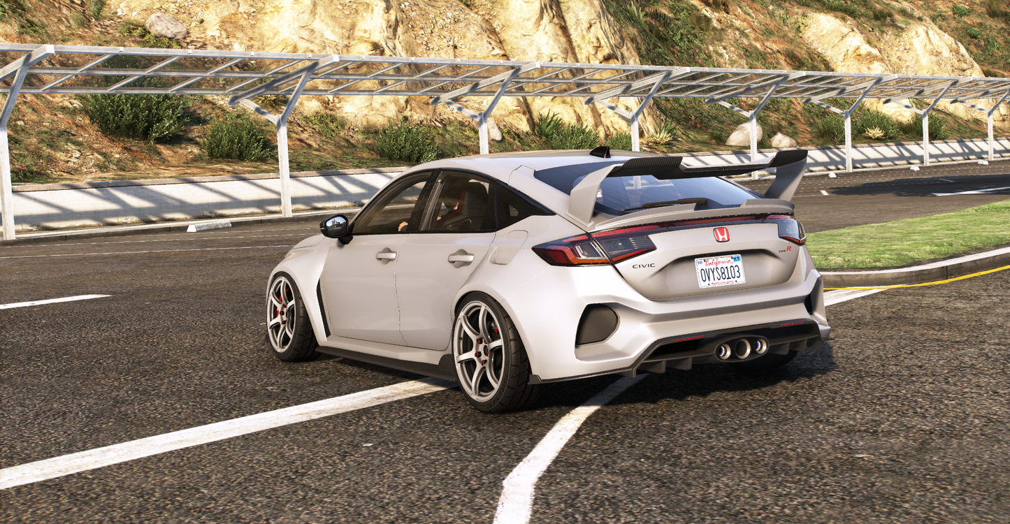 Honda Civic Type-R FL5 2023 [60+ Tuning / Liveries / Add-On / Debadged / FiveM / LODS / Replace]