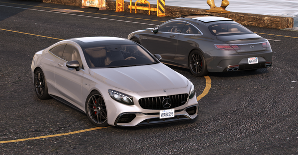 Mercedes S63 AMG Coupe 2020 [90+ Tuning / Liveries / Sunroof / Add-On / Debadged / FiveM / LODS / Replace]