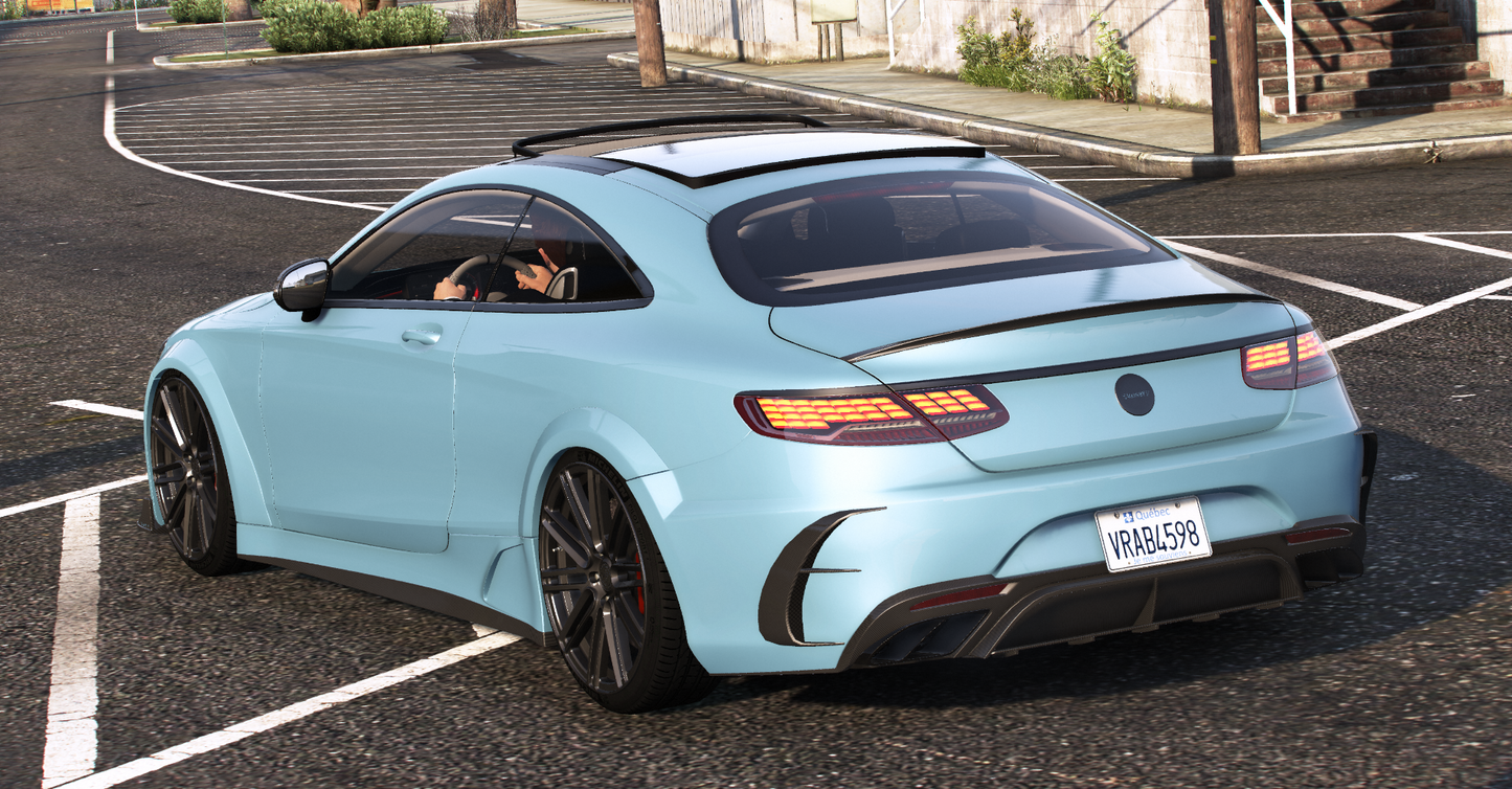 Mercedes S63 AMG Coupe 2020 [90+ Tuning / Liveries / Sunroof / Add-On / Debadged / FiveM / LODS / Replace]