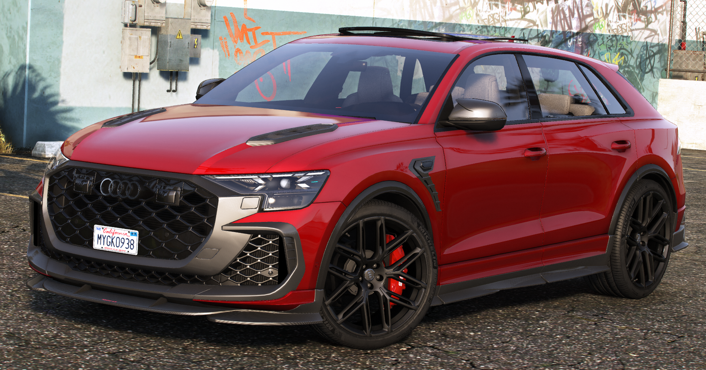 Audi RSQ8 2025 [200+ Tuning / Liveries / Sunroof / Add-On / Debadged / FiveM / LODS / Replace]