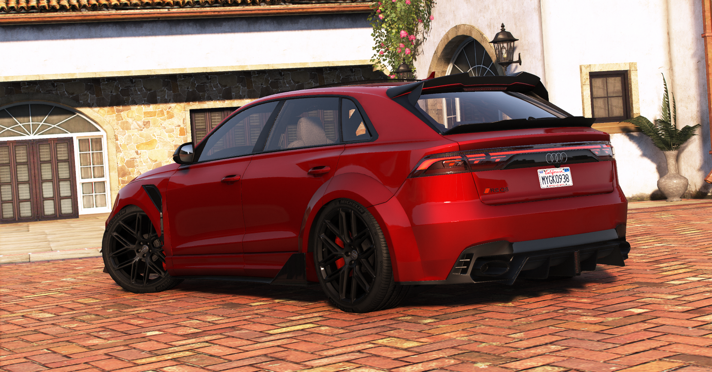 Audi RSQ8 2025 [200+ Tuning / Liveries / Sunroof / Add-On / Debadged / FiveM / LODS / Replace]