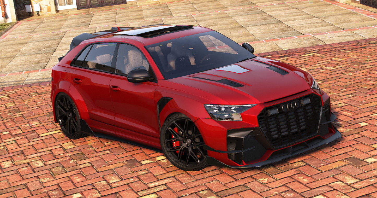 Audi RSQ8 2025 [200+ Tuning / Liveries / Sunroof / Add-On / Debadged / FiveM / LODS / Replace]