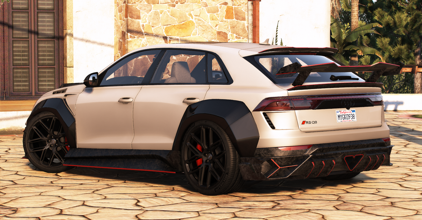 Audi RSQ8 2025 [200+ Tuning / Liveries / Sunroof / Add-On / Debadged / FiveM / LODS / Replace]