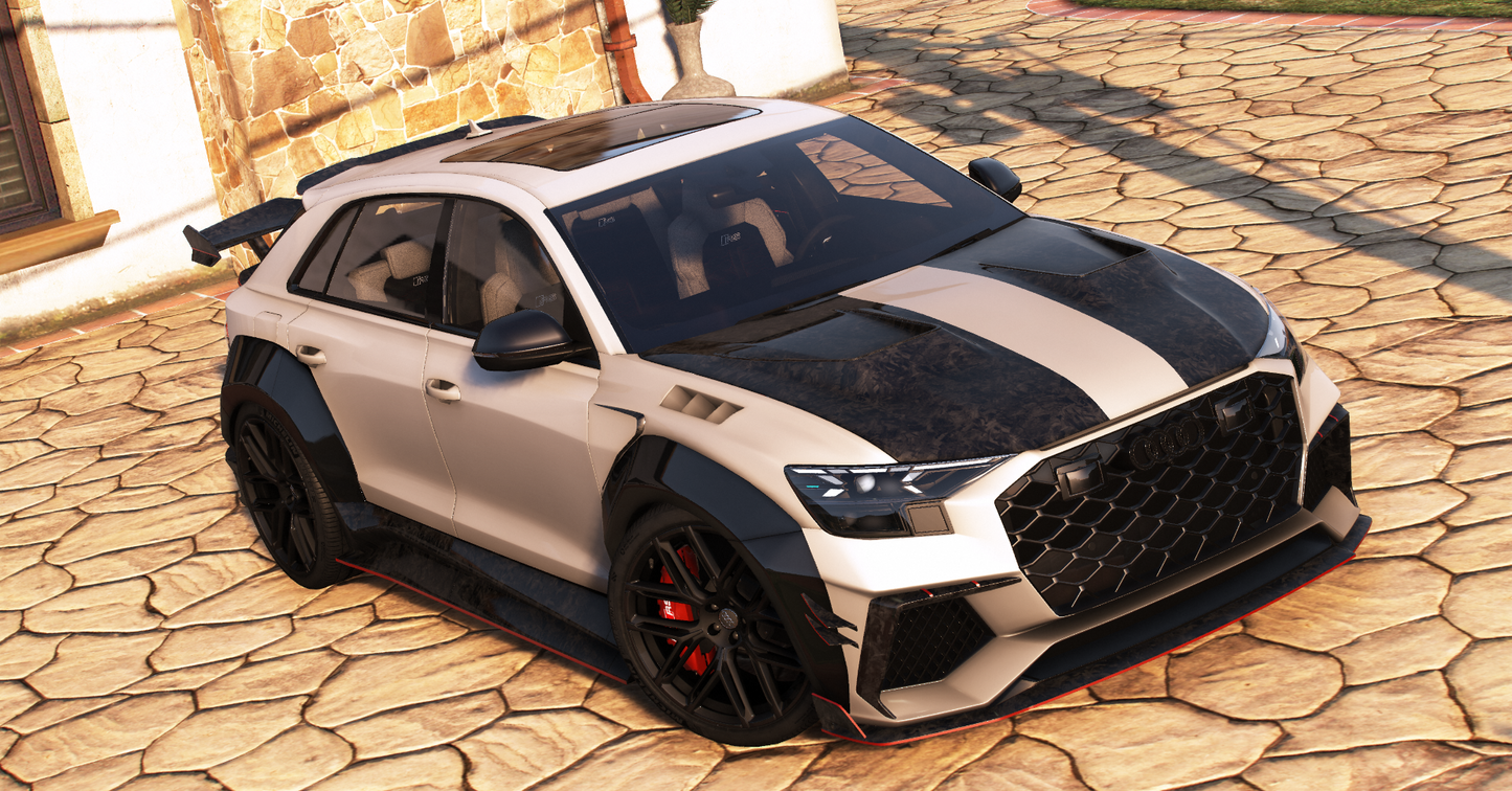 Audi RSQ8 2025 [200+ Tuning / Liveries / Sunroof / Add-On / Debadged / FiveM / LODS / Replace]