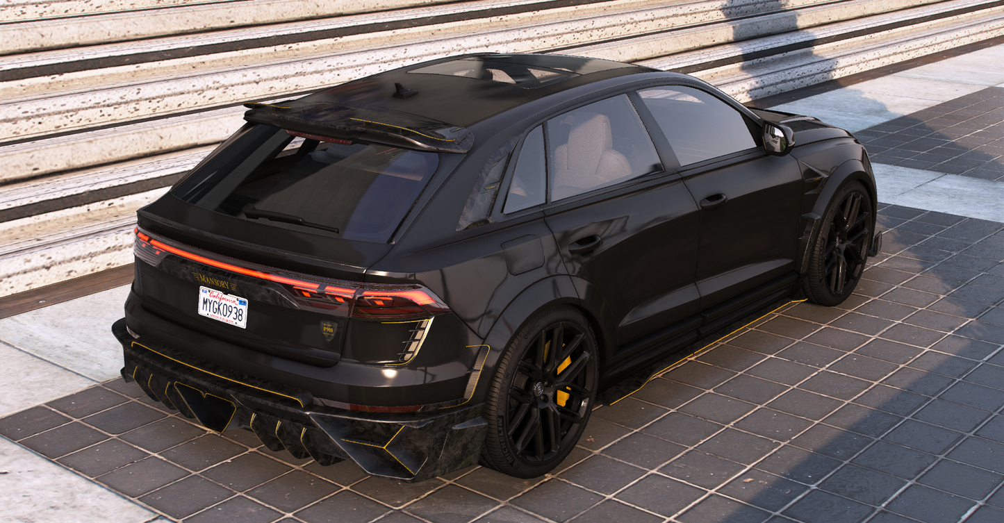 Audi RSQ8 2025 [200+ Tuning / Liveries / Sunroof / Add-On / Debadged / FiveM / LODS / Replace]