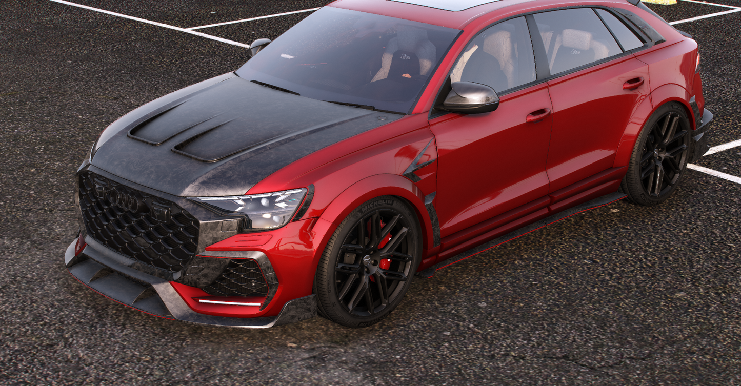Audi RSQ8 2025 [200+ Tuning / Liveries / Sunroof / Add-On / Debadged / FiveM / LODS / Replace]