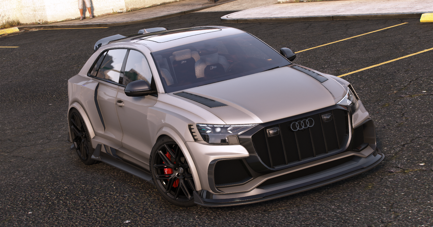 Audi RSQ8 2025 [200+ Tuning / Liveries / Sunroof / Add-On / Debadged / FiveM / LODS / Replace]