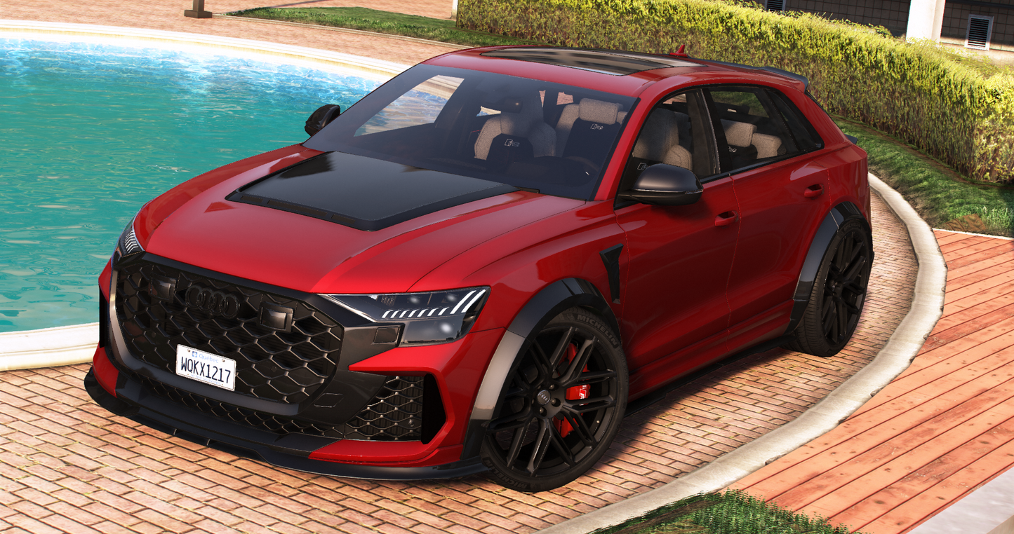 Audi RSQ8 2025 [200+ Tuning / Liveries / Sunroof / Add-On / Debadged / FiveM / LODS / Replace]
