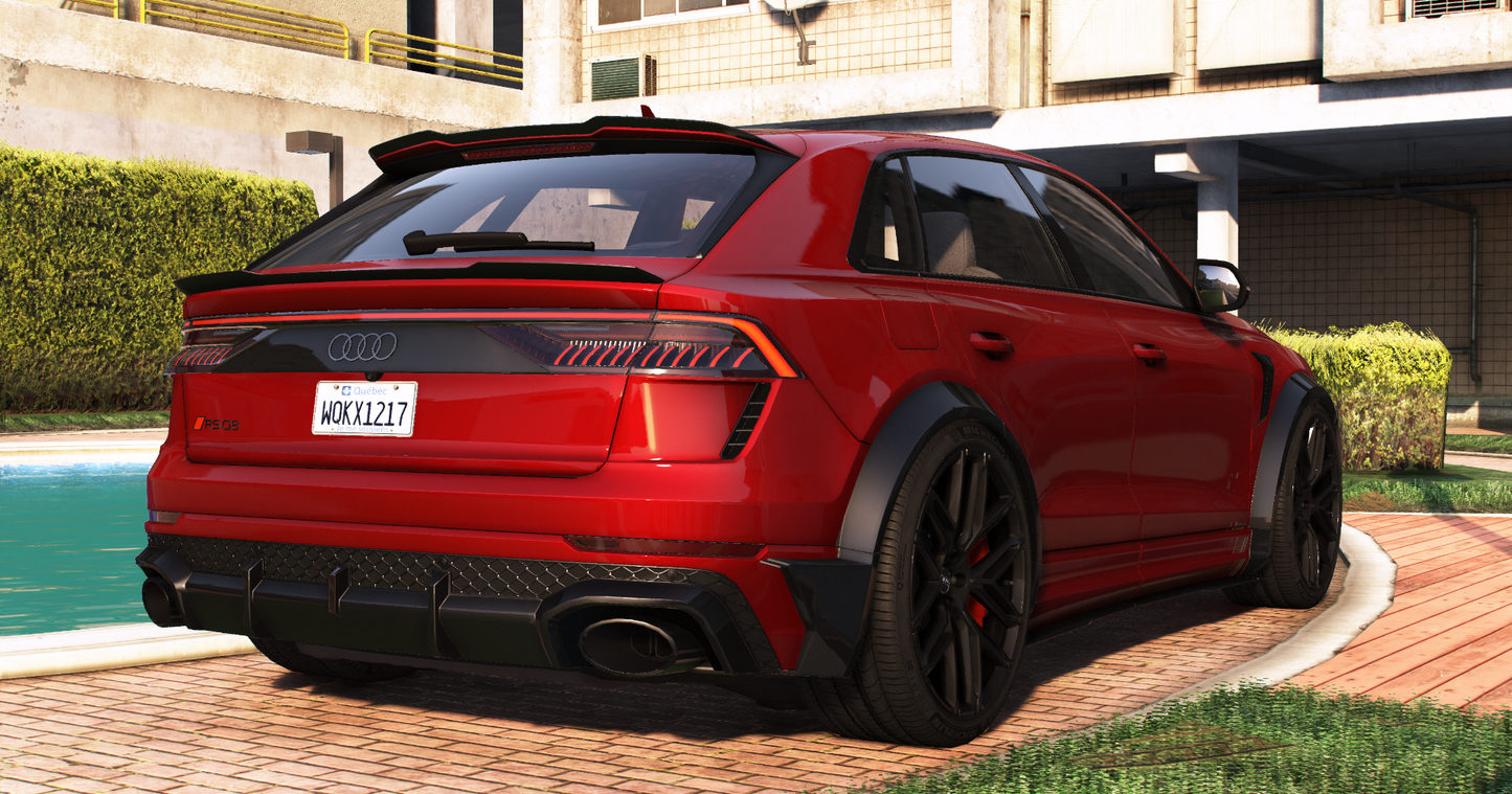 Audi RSQ8 2025 [200+ Tuning / Liveries / Sunroof / Add-On / Debadged / FiveM / LODS / Replace]