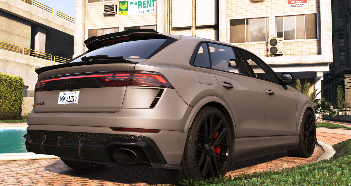 Audi RSQ8 2025 [200+ Tuning / Liveries / Sunroof / Add-On / Debadged / FiveM / LODS / Replace]