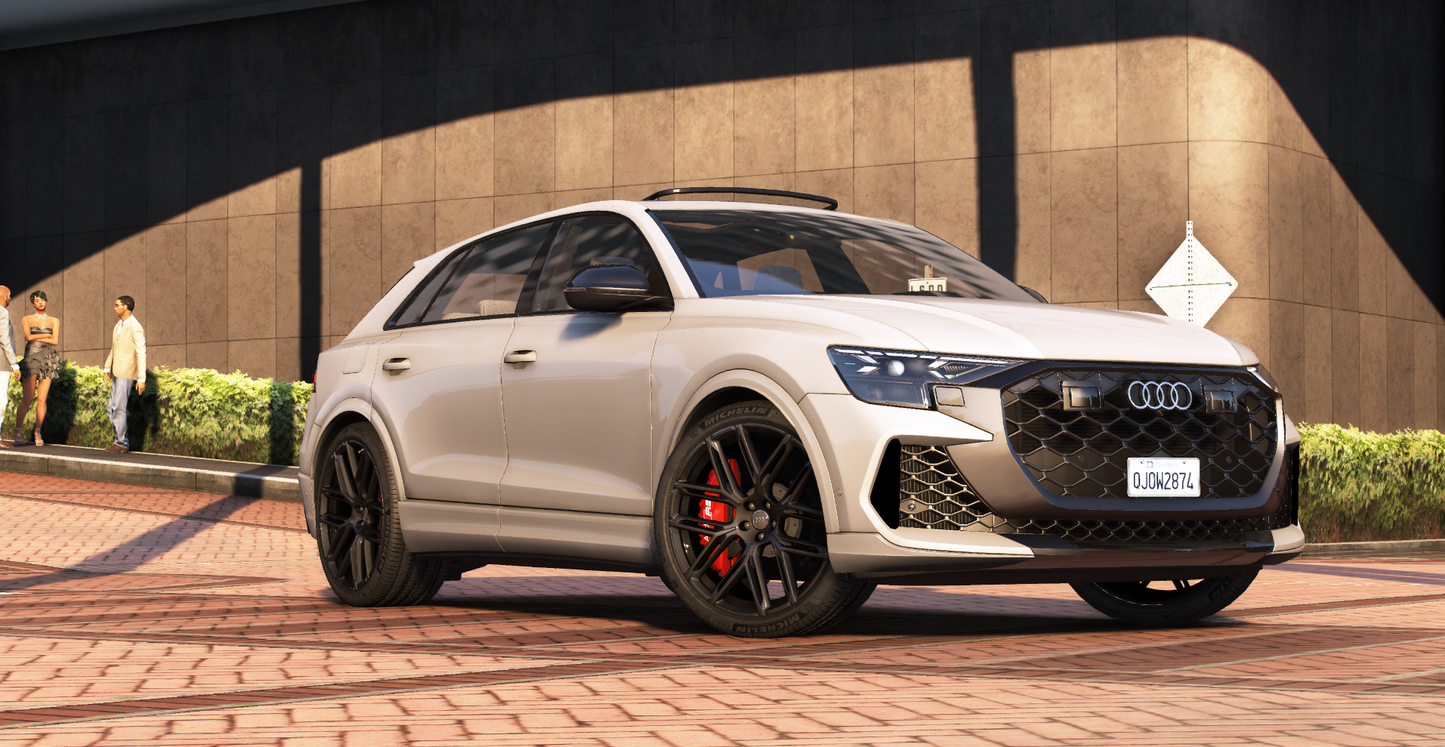 Audi RSQ8 2025 [200+ Tuning / Liveries / Sunroof / Add-On / Debadged / FiveM / LODS / Replace]