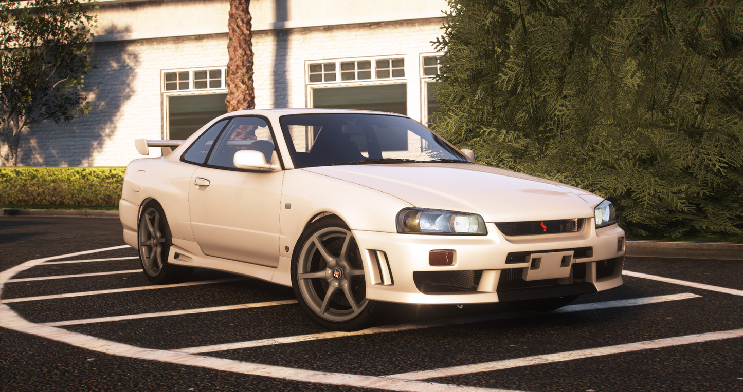 Nissan Skyline GT-R + GT-T R34 Pack [360+ Tuning / 40+ Liveries / Add-On / Debadged / FiveM / LODS]