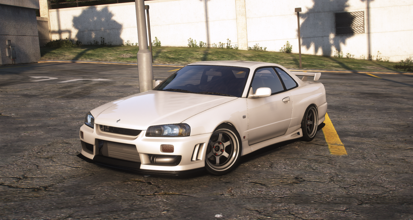 Nissan Skyline GT-R + GT-T R34 Pack [360+ Tuning / 40+ Liveries / Add-On / Debadged / FiveM / LODS]