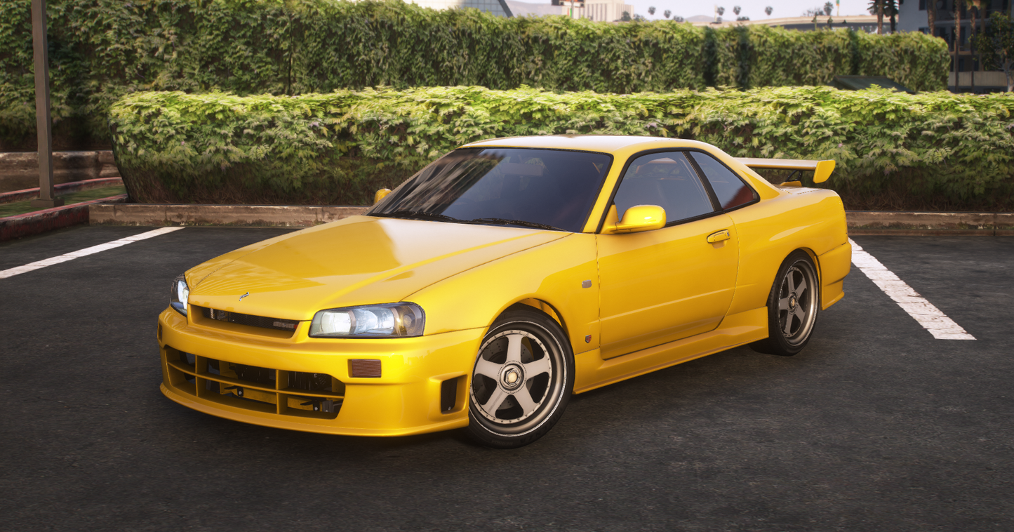 Nissan Skyline GT-R + GT-T R34 Pack [360+ Tuning / 40+ Liveries / Add-On / Debadged / FiveM / LODS]