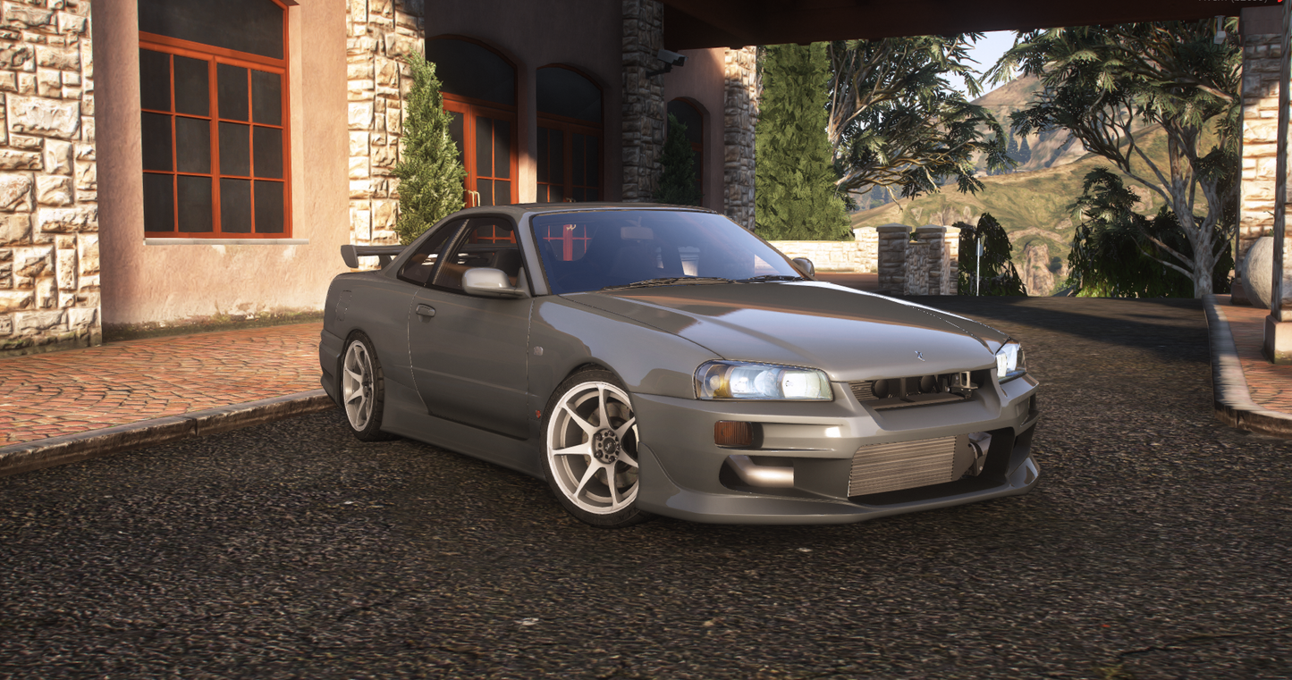 Nissan Skyline GT-R + GT-T R34 Pack [360+ Tuning / 40+ Liveries / Add-On / Debadged / FiveM / LODS]