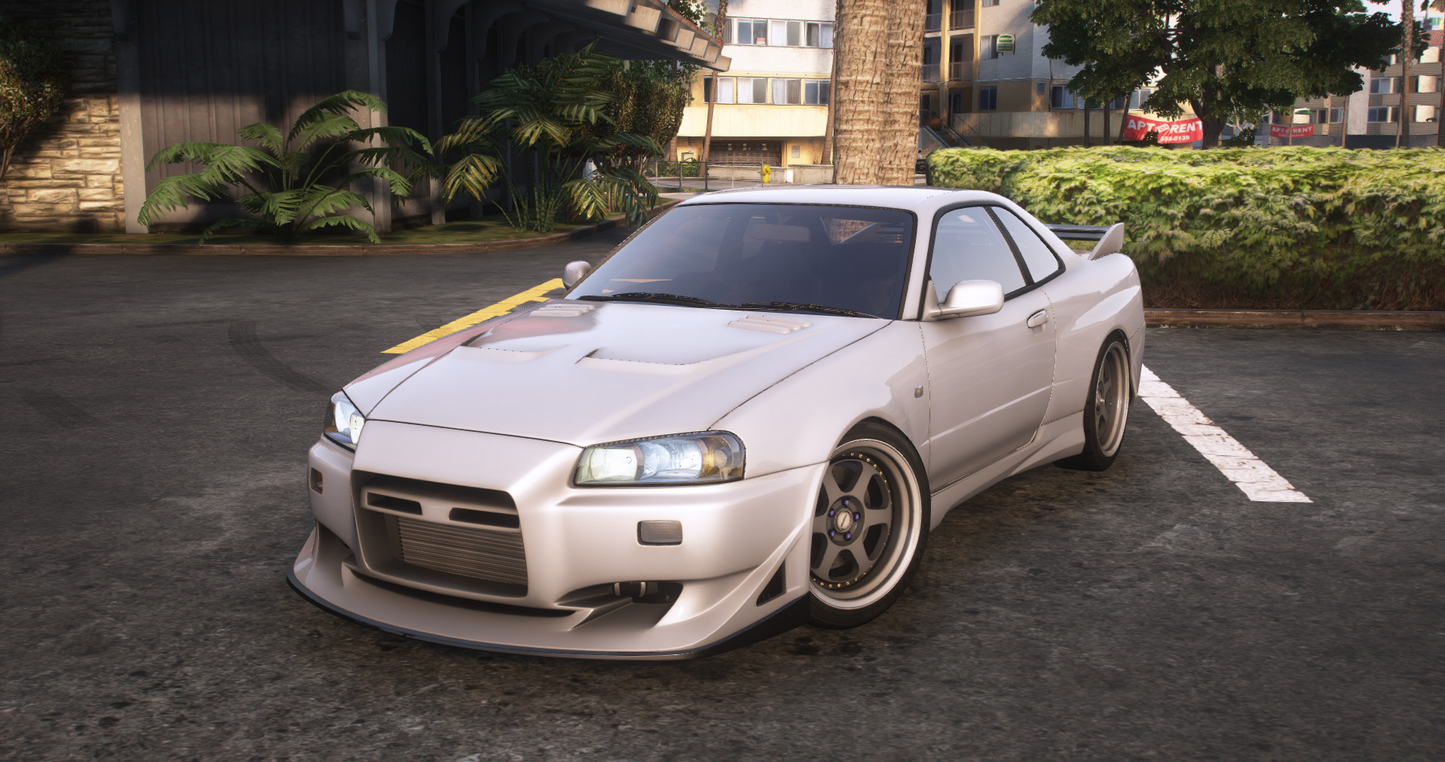 Nissan Skyline GT-R + GT-T R34 Pack [360+ Tuning / 40+ Liveries / Add-On / Debadged / FiveM / LODS]