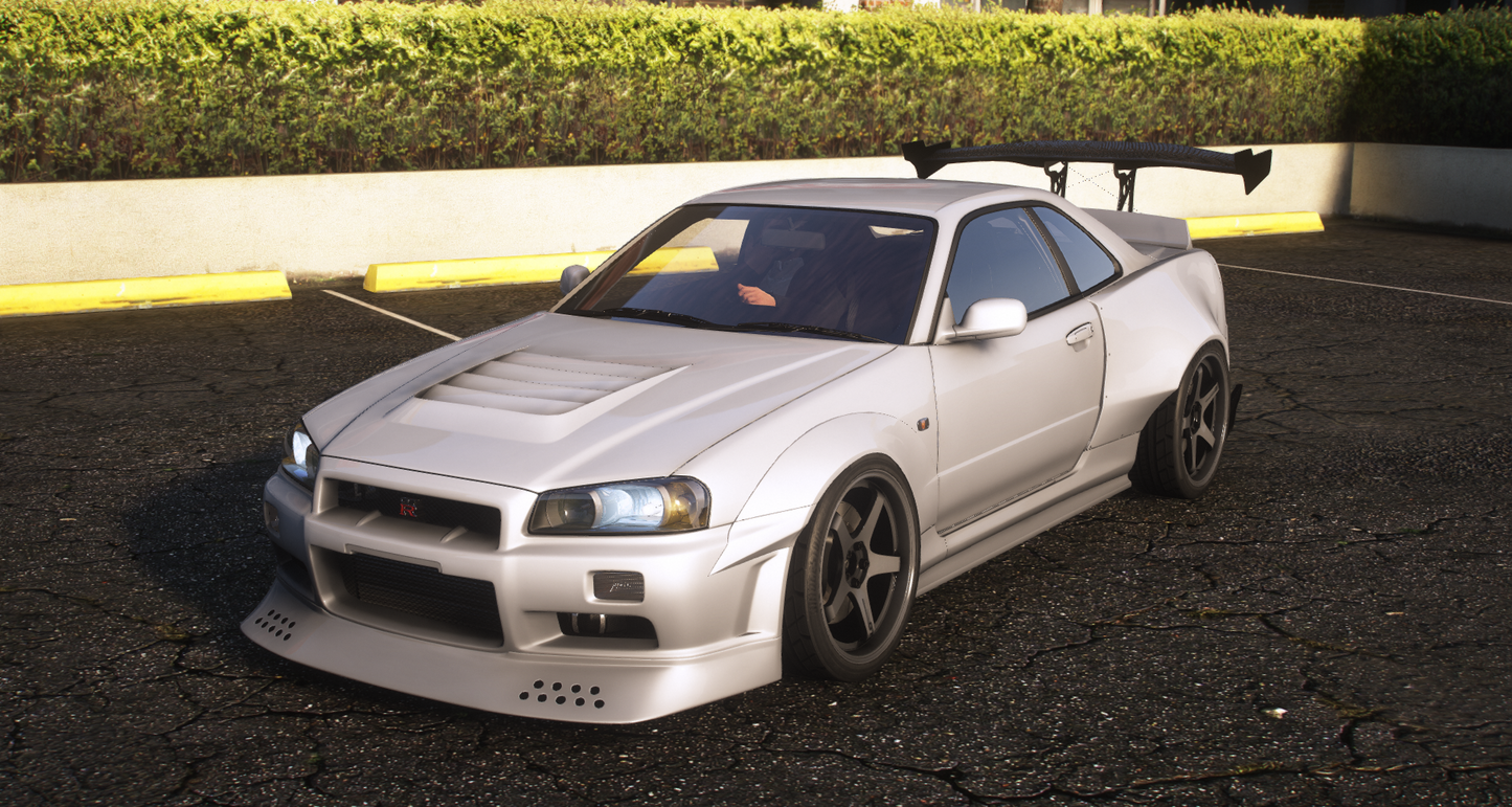Nissan Skyline GT-R + GT-T R34 Pack [360+ Tuning / 40+ Liveries / Add-On / Debadged / FiveM / LODS]